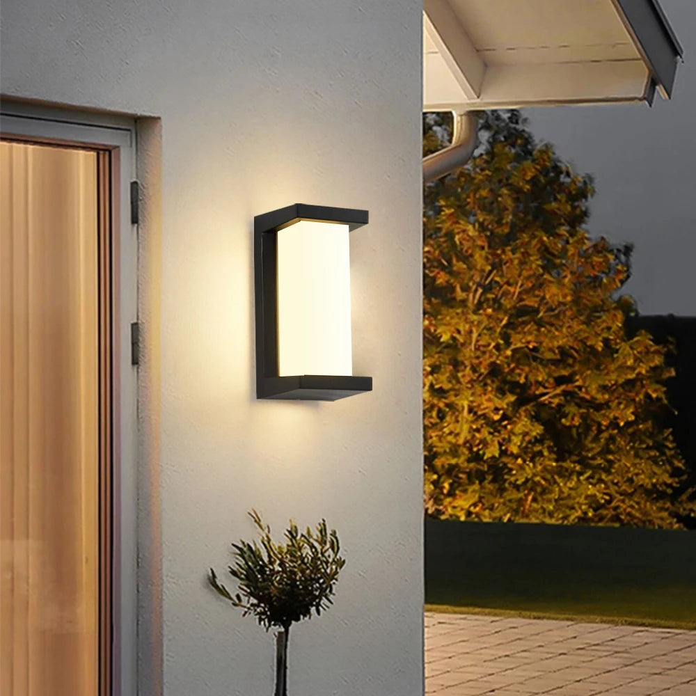 LED applique extérieure étanche IP65 Radar capteur éclairage Surface monté porche lumières balcon jardin 12W 18W 30W applique