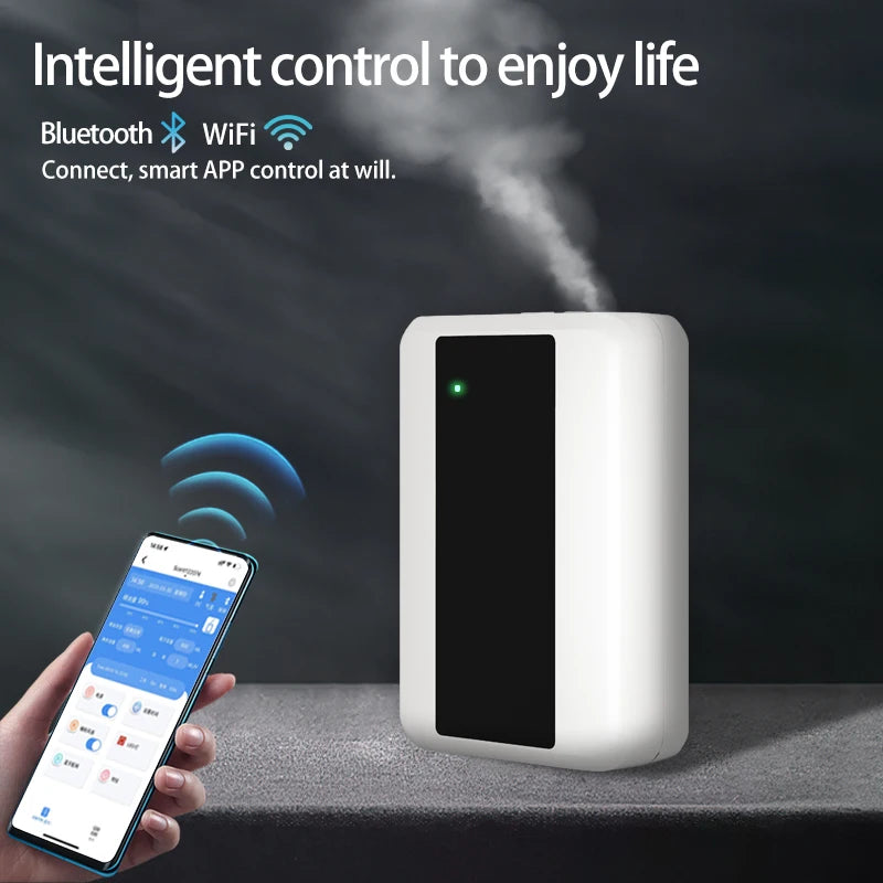 Difusor de Aroma con Bluetooth y WIFI, máquina aromatizante automática para fragancia de habitación de Hotel, ambientador para el hogar, difusor de aceites esenciales