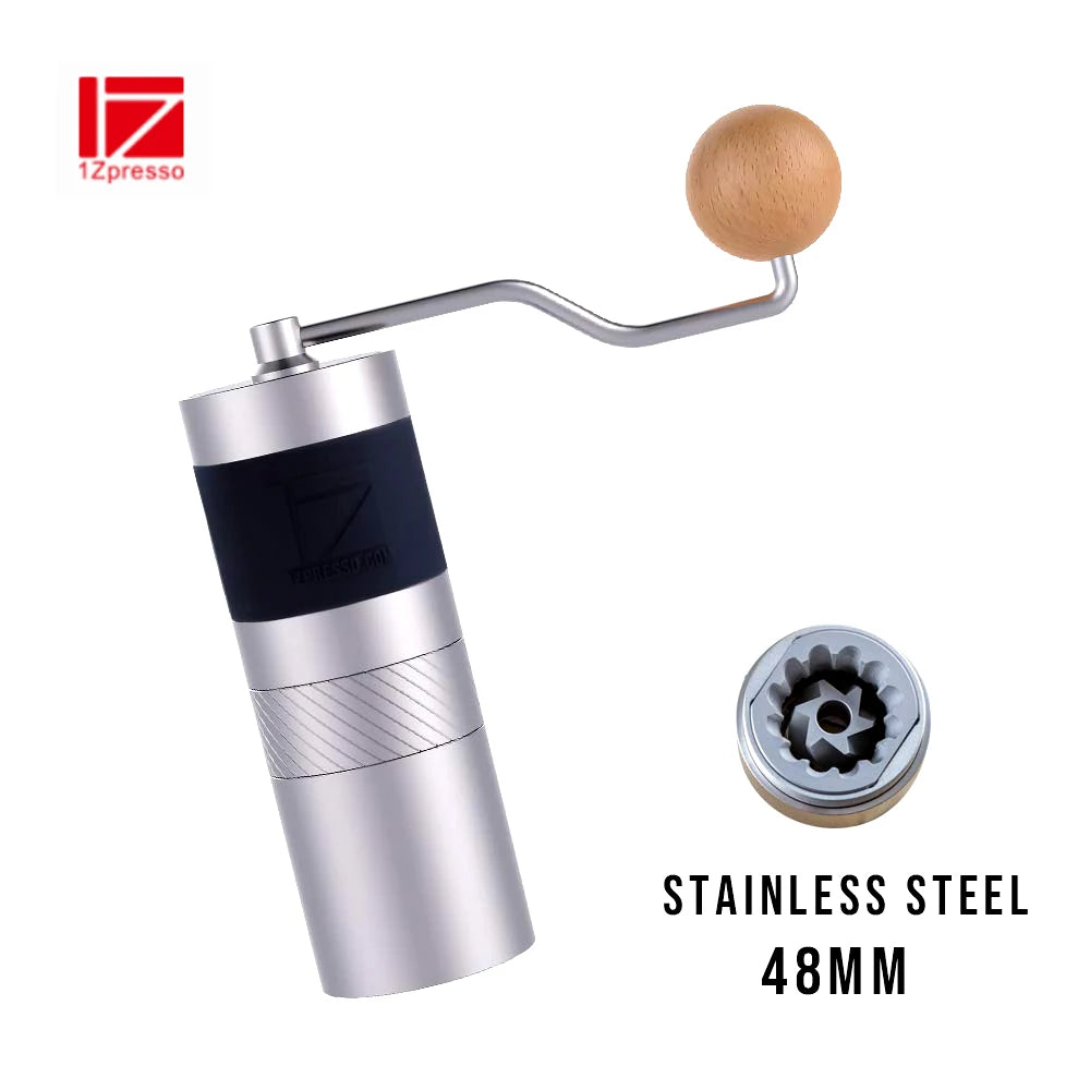 1zpresso JX/JX-pro/JE series manual coffee grinder portable coffee mill stainless steel  48mm burr