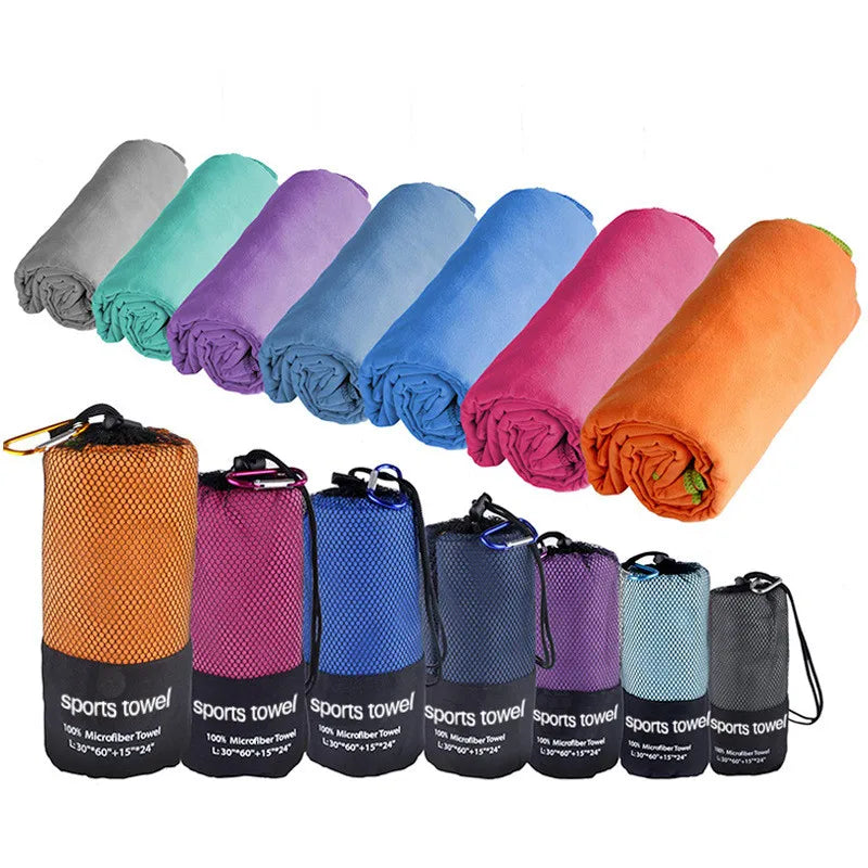 Nouvelle serviette en microfibre sport serviette de camping super absorbante à séchage rapide serviette de plage de yoga de natation super douce et légère