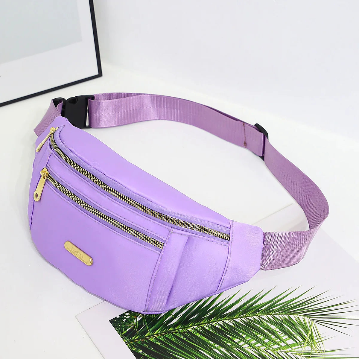 Fanny Packs sac de taille pour femmes, sac de taille étanche avec sangle réglable pour les voyages, le sport, la course à pied