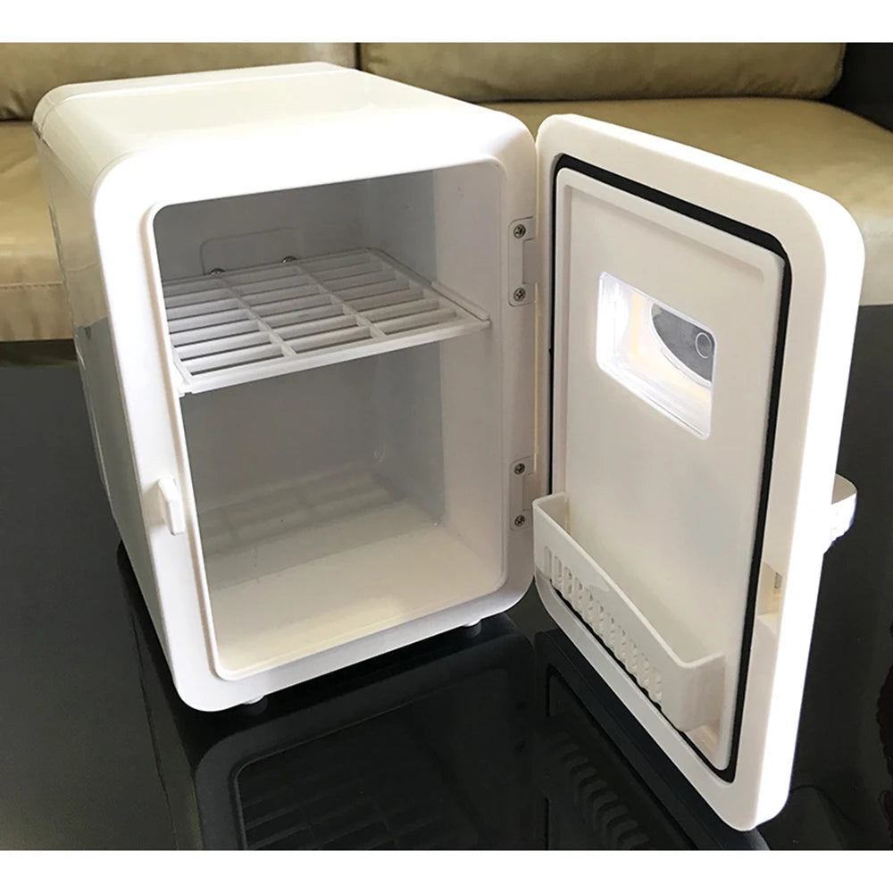 Mini refrigerador portátil de 4L, calentador de 110V y 220V, refrigerador, latas de bebidas, congelador pequeño para el hogar, cocina, hogar