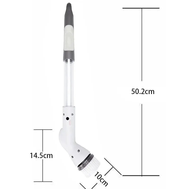 Brosse de nettoyage électrique multifonctionnelle, chargeur USB, brosse de lavage de salle de bain, outil de nettoyage de cuisine, brosse de nettoyage domestique