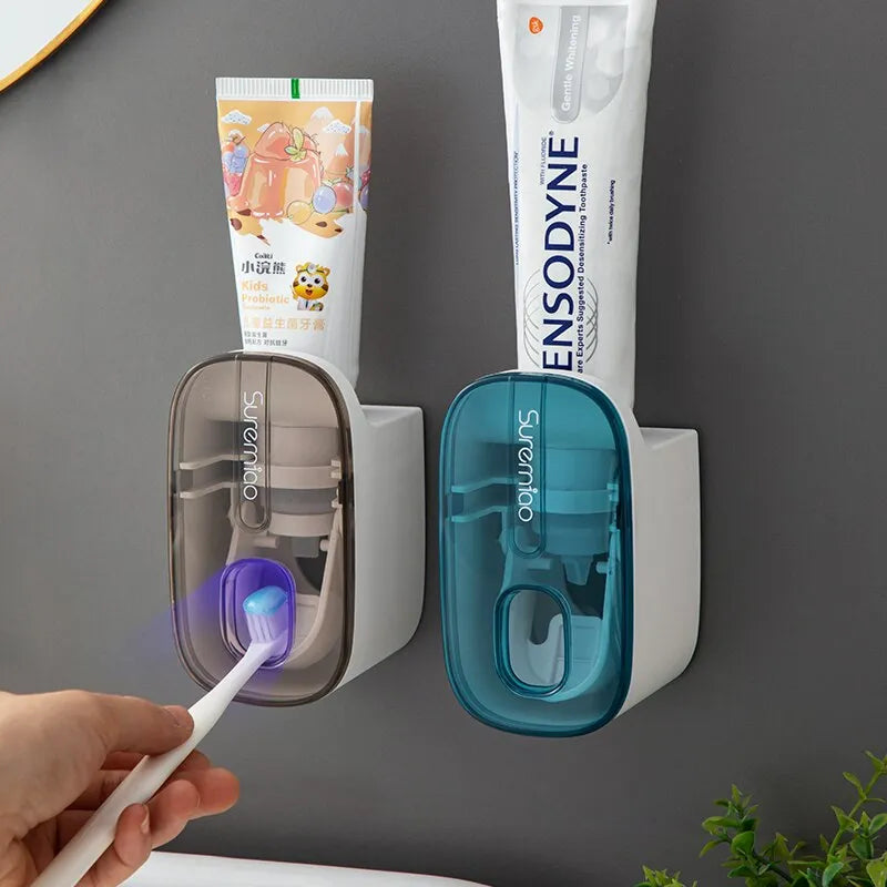 Dispensador automático de pasta de dientes, accesorios de baño, soporte de pared para exprimidor de pasta de dientes, 1 Uds.