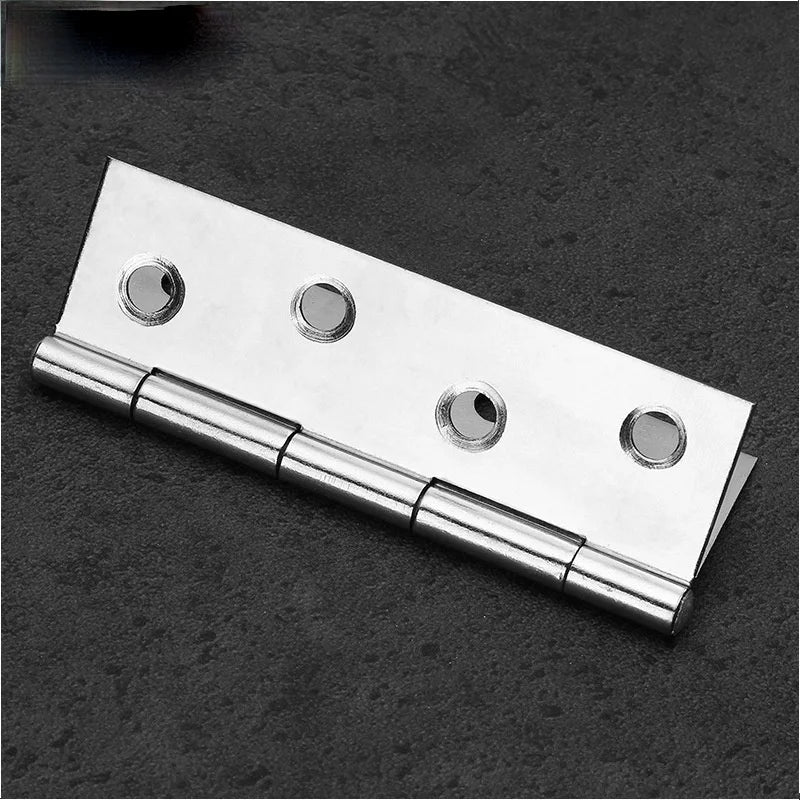 2Pcs Stainless Steel Flat Hinge Cabinet Doors 1 inch 1.5 inch 2inch 2.5 inch 3inch 4inch Windows Hinge Wooden Box Mini Hinge