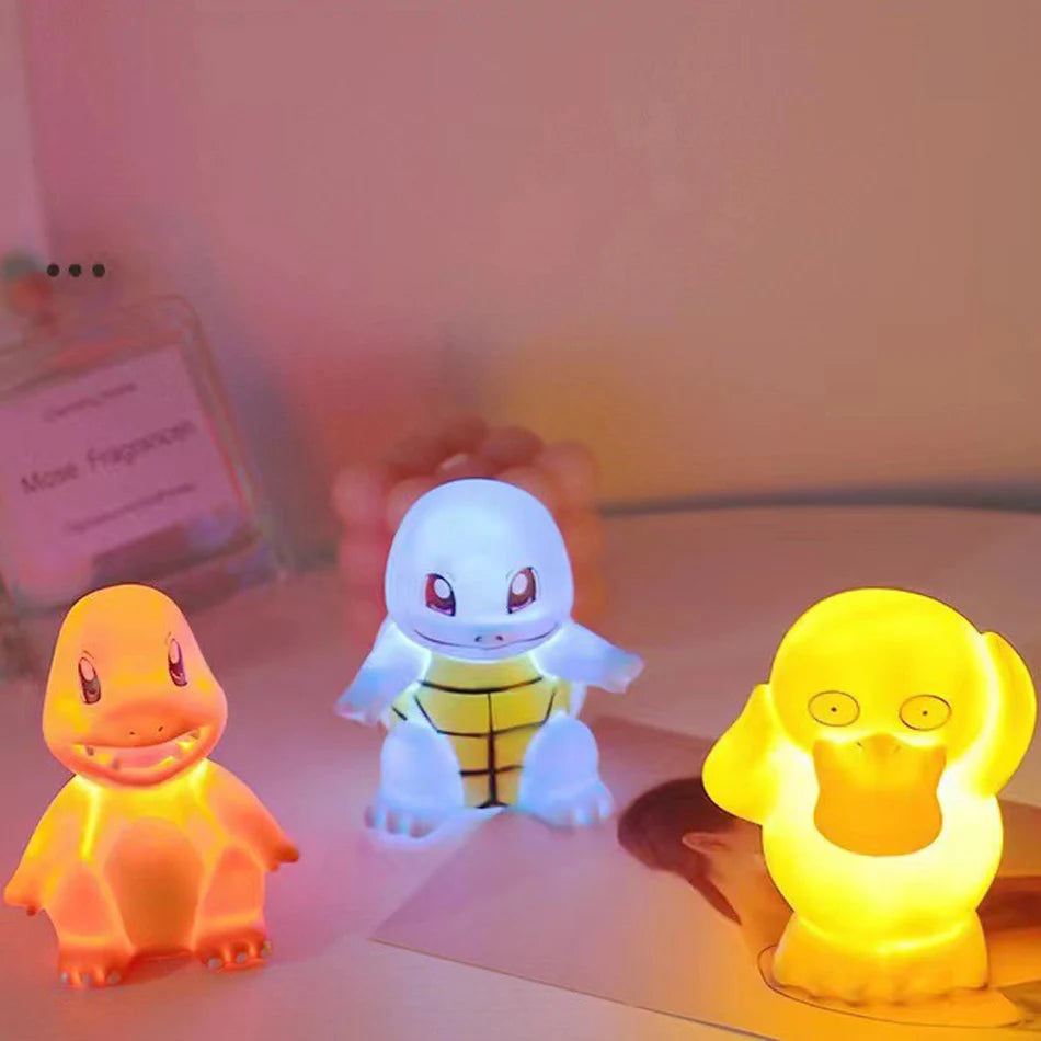 Luz nocturna de Pokemon Pikachu, luz suave de Anime, luz LED para dormitorio, mesita de noche, decoración de habitación, juguete para regalo de Navidad para niños