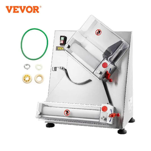 VEVOR 12/15.7 Inch Electric Pizza Dough Roller Sheeter Machine Automatically Suitable for Noodle Pizza Equipment Commercial Home