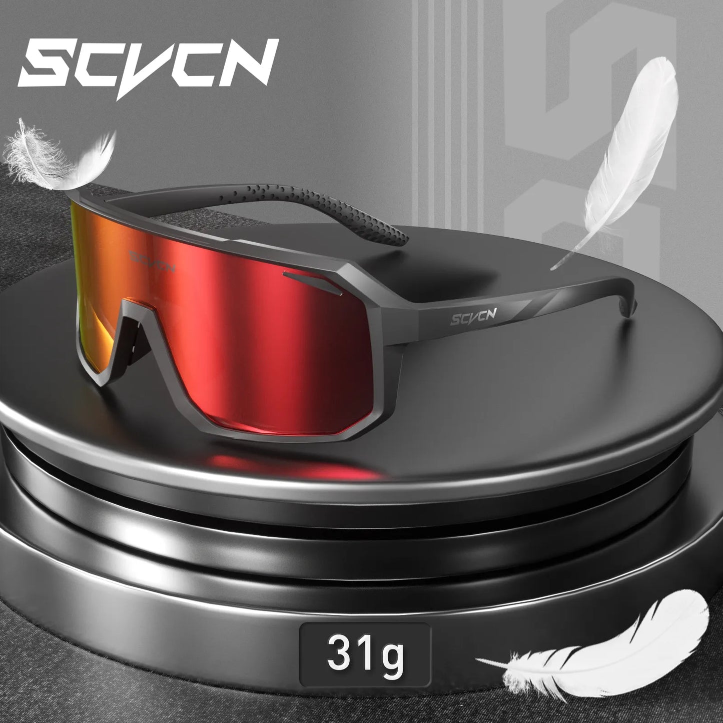 SCVCN hommes vélo cyclisme lunettes de soleil femme vtt vélo de route lunettes de conduite Sports de plein air lunettes de course UV400 randonnée lunettes