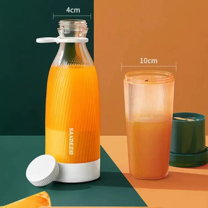 Un pedazo de exprimidor de frutas con carga USB, taza agitadora pequeña, jugo para el hogar, barra de cocina portátil multifunción, regalo nutritivo para desayuno