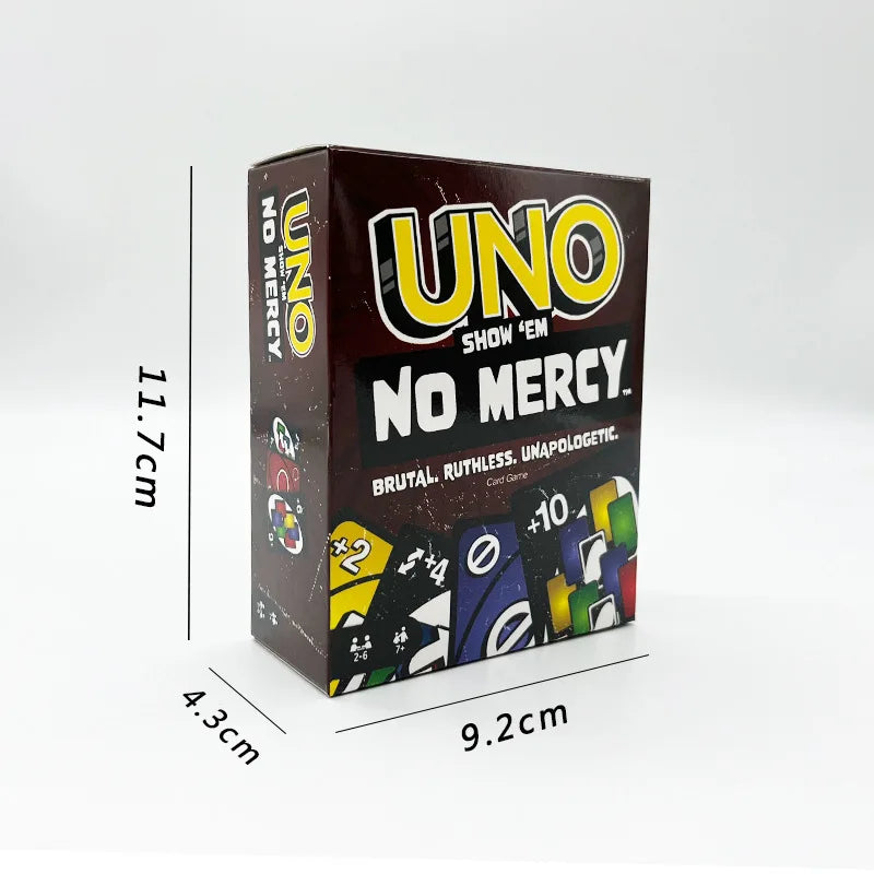 UNO NO MERCY Matching Card Game Minecraft Dragon Ball Z Multiplayer Family Party Boardgame Funny Friends Entertainment Poker