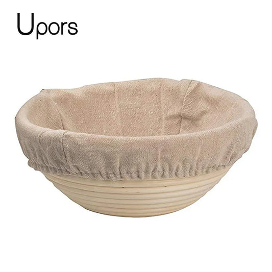 UPORS-cesta de mimbre para fermentación de masa, cesta para pan Banneton, ovalada Natural, fermentación de masa