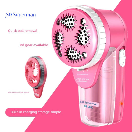 Superman Sr2850 Rechargeable Hair Ball Trimmer Lady Shaver Fuzz Remover Hair Ball Trimmer Sweater Clothes Superman