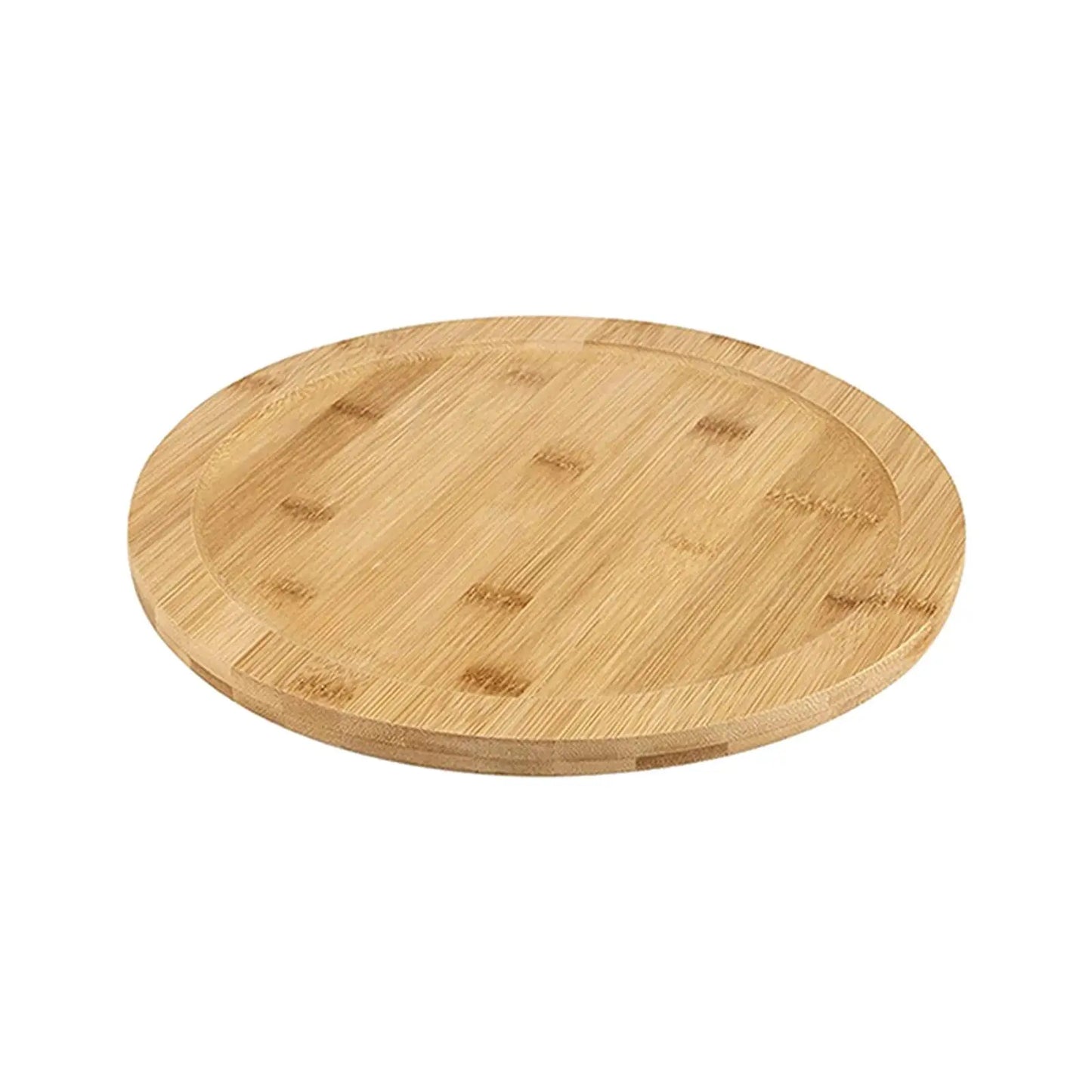 Bandeja giratoria de madera, placa giratoria, tabla para servir Pizza, plato para servir para el hogar, despensa, mesa de comedor, gabinete de cocina