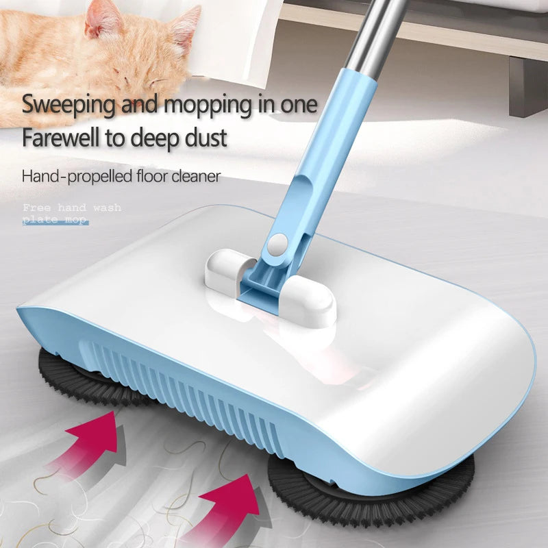 Home Broom Robot Vacuum Cleaner Mop Floor Kitchen Sweeper Mop  Hand Push Magic Sweeping Machine Household Lazy Cleaning Tool