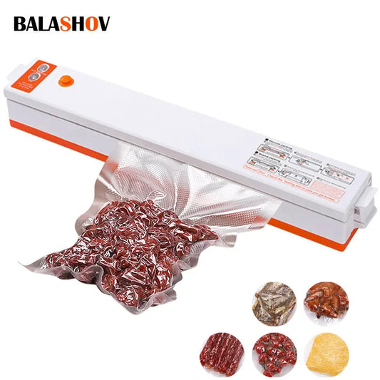 Vacuum Sealer Machine Handheld 220V Home Kitchen Professional Food Packaging Machine Household Film Sealer With 10PCS Bags