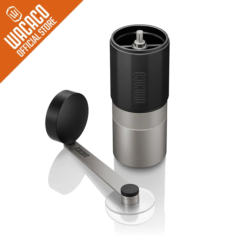 WACACO Exagrind, Portable Manual Coffee Grinder with Stainless Steel Conical Burr, Mini grinder