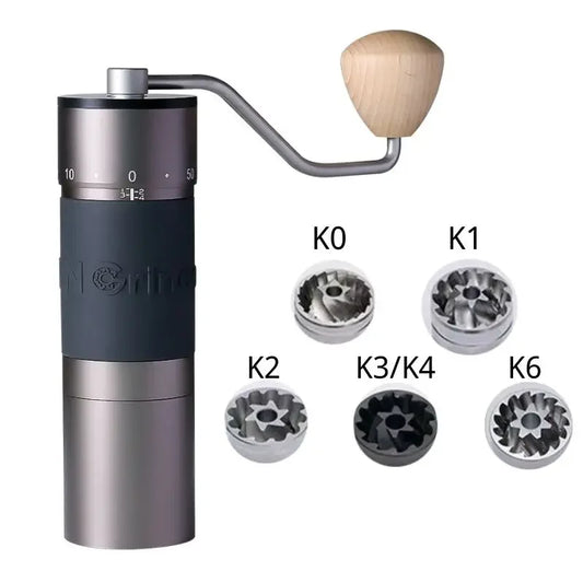 Kingrinder K4/K6 Manual Coffee Grinder 420 Baja Tahan Karat 38mm/48mm Burr Grinding Core Portable Penggiling Kopi Gilingan Tools