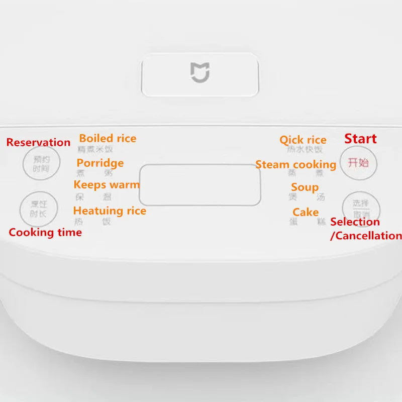 Xiaomi Mijia cuiseur à riz électrique C1 appareil de cuisine réglable 3L multifonction 2 ~ 4 personnes cuiseur à riz à domicile