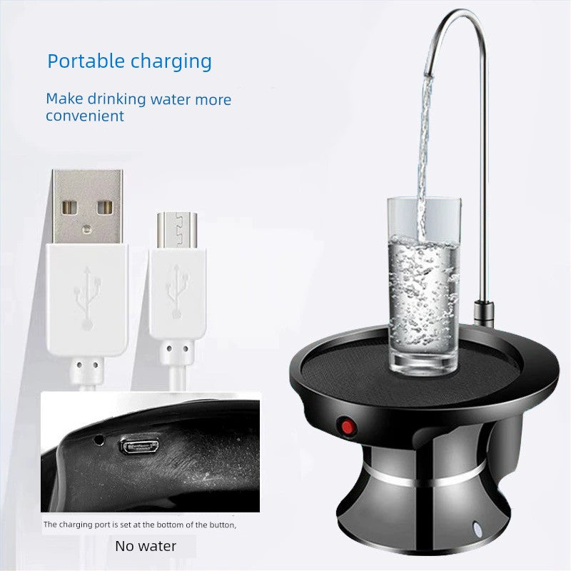 Barreled Water Pump Table Barrel Dual-Use Household Water-Absorbing Machine Rechargeable Mineral Water Drinking Water Pump Electric Automatic Water Dispenser