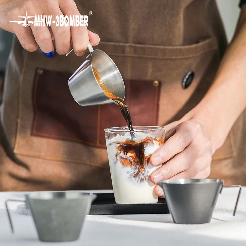 Récipients à café en acier inoxydable de 500ml, avec tasse à mesurer, récipient de stockage de grains de 100ml et couvercle hermétique, accessoires de cuisine à domicile