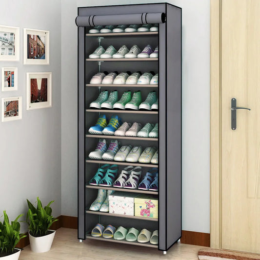 Armoire à chaussures pour organisateur de chaussures de salon, ensembles de meubles têtes de lit Chaise longue étagère à chaussures auvent