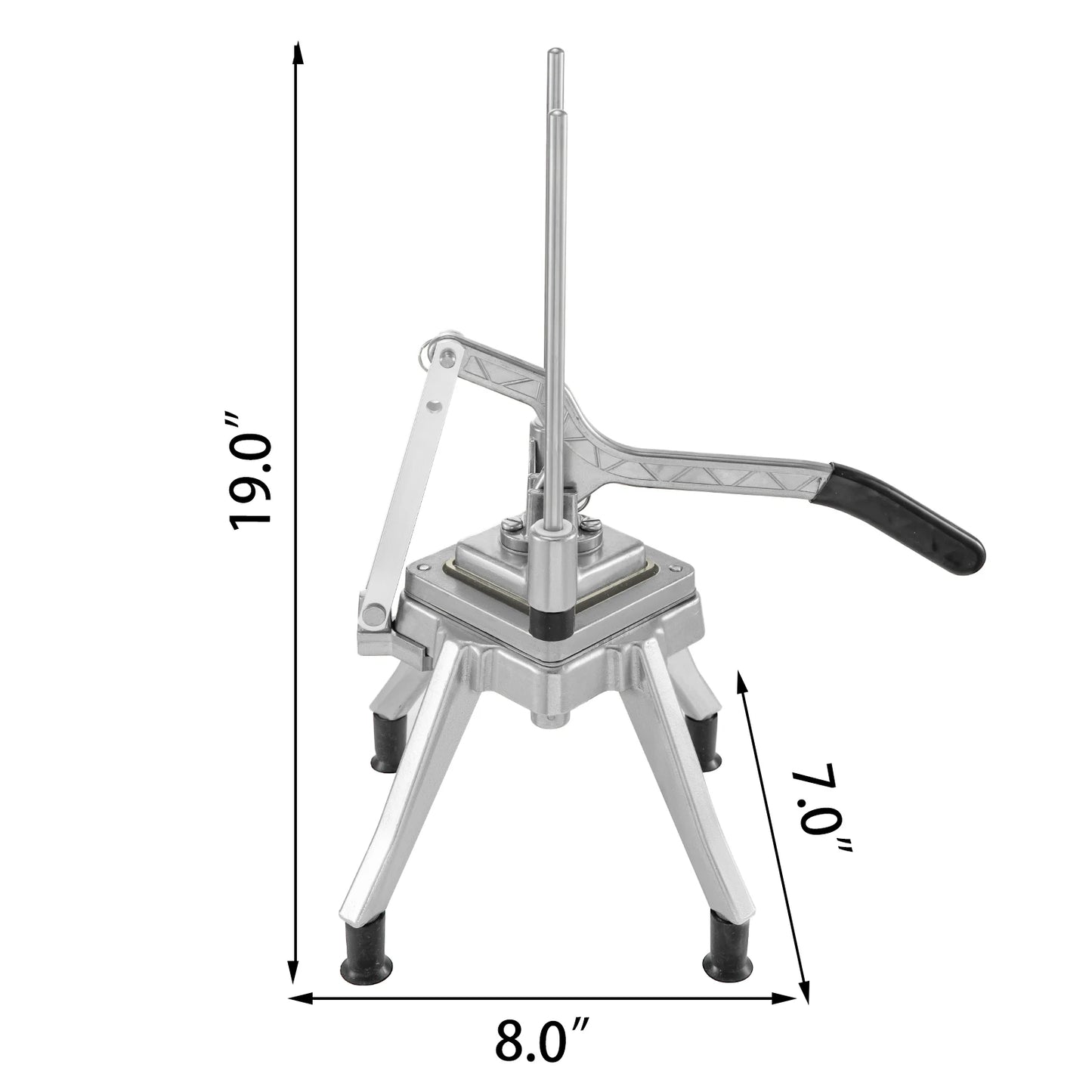 VEVOR Commercial Vegetable Fruit Dicer Cutter 6mm 9mm 12.7mm Blade Home Potato Tomato Food Slicer Chopper Manual Cutting Machine