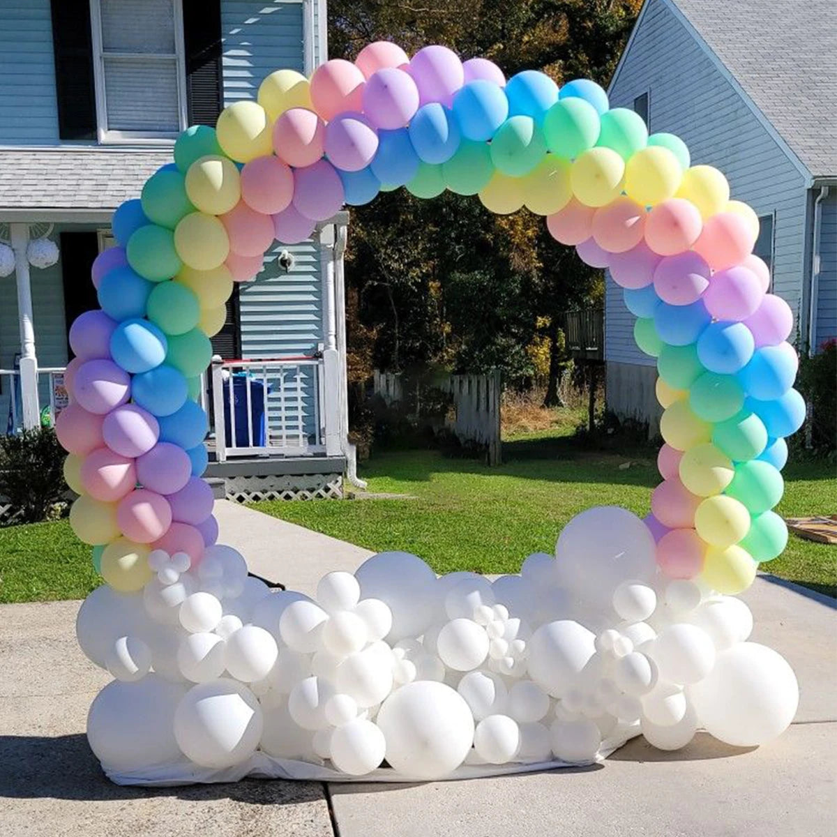 Kit d'arc à ballons rond, Support de couronne de ballons, décor de fête d'anniversaire, de mariage, réception-cadeau pour bébé