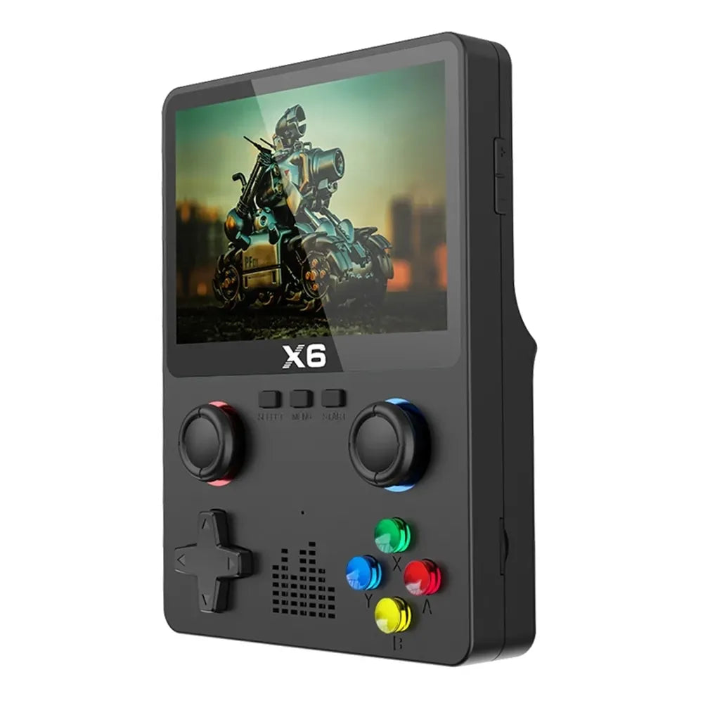 Mando de juegos X6 con pantalla IPS de 3,5 pulgadas, mando Dual, 11 simuladores, consola de videojuegos GBA para niños, regalos, novedad de 2023