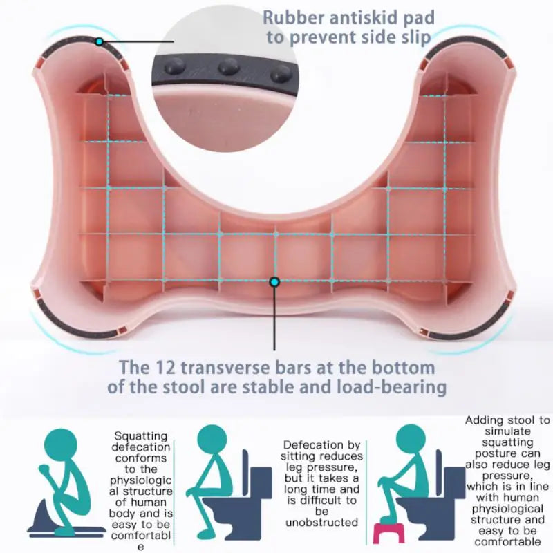 Tabouret de salle de bain Squatty pot pied de toilette meubles femme enceinte enfants siège outils pour hommes adultes personnes âgées Cadeiras anti-dérapant