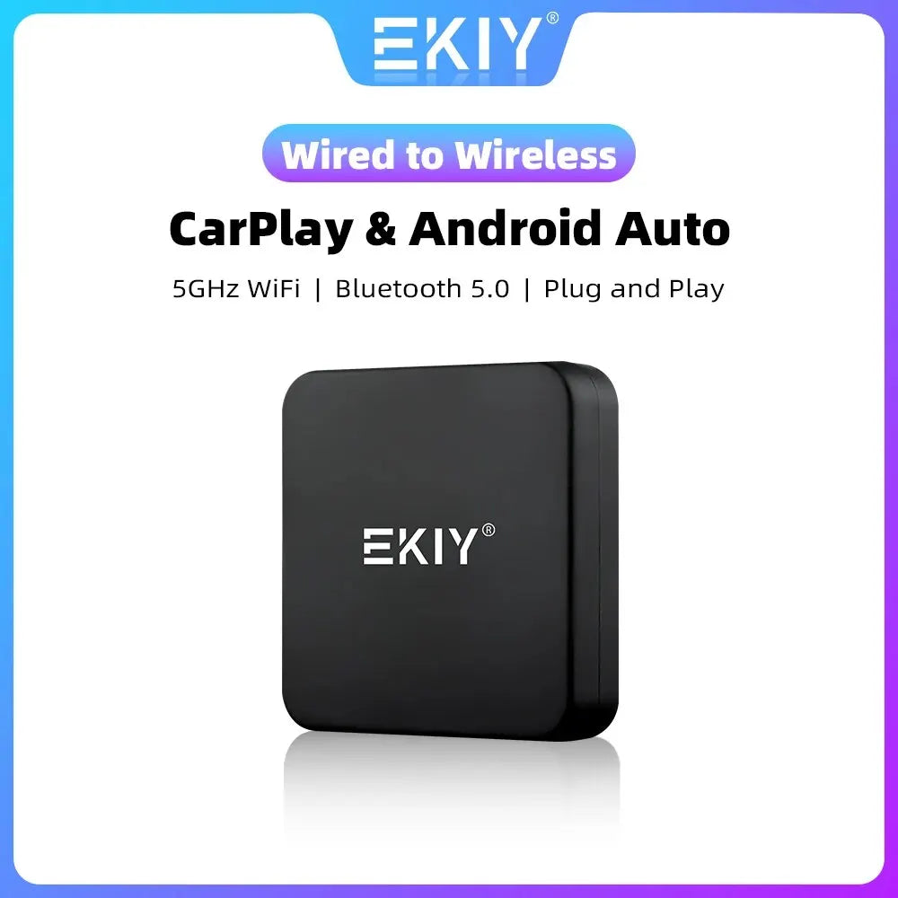 EKIY nouveau Mini Carplay sans fil pour Toyota Mazda Nissan Camry Suzuki Subaru citroën Audi Mercedes Kia Ford Opel IOS15 Spotify BT