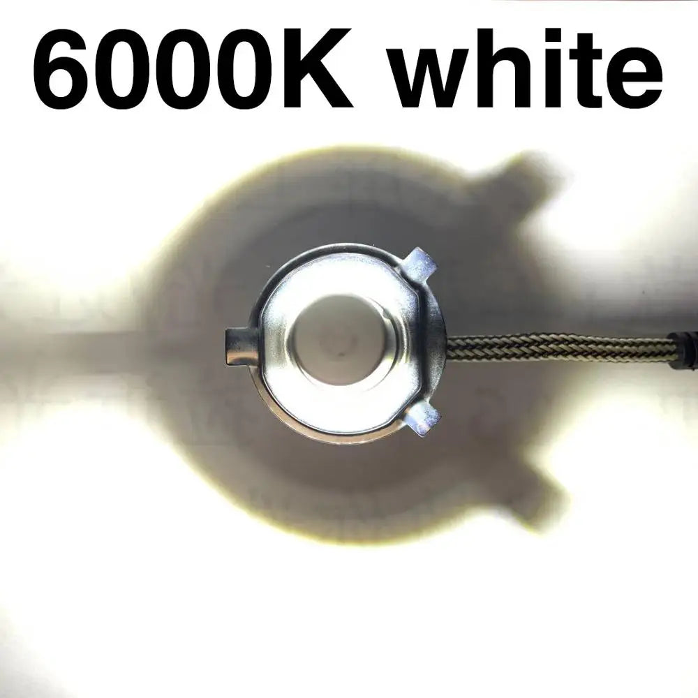 2x H7 LED H11 H4 Hi/Lo H1 H3 H8 HB1 HB3 HB4 HB5 HIR2 H13 H27 9005 9006 bombillas de faros delanteros de coche 3000K 6000K 8000K COB C6 luces de coche