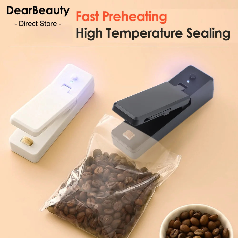 Mini Heat Sealer Household Accessories Plastic Bag Sealer For Storage In The Kitchen Food Snacks Fruits And Vegetables