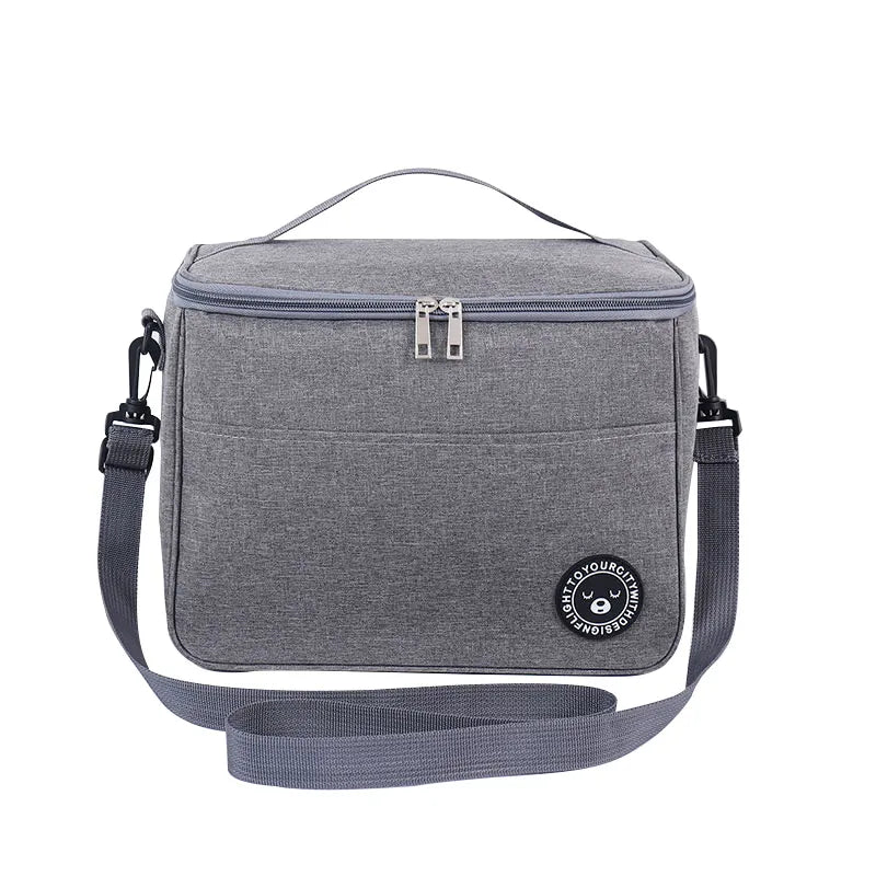 Sac à déjeuner Portable, boîte thermique pour aliments, glacière de bureau Durable et étanche, boîte à déjeuner avec bandoulière, étui isolé