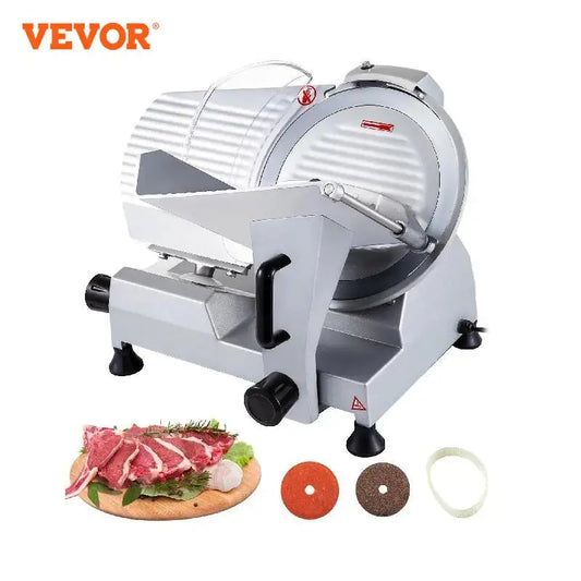 VEVOR – trancheuse à viande électrique à lame de 12 pouces, Machine de découpe, hachoir de cuisine, coupe-légumes pour bœuf, dinde, appareil ménager Commercial