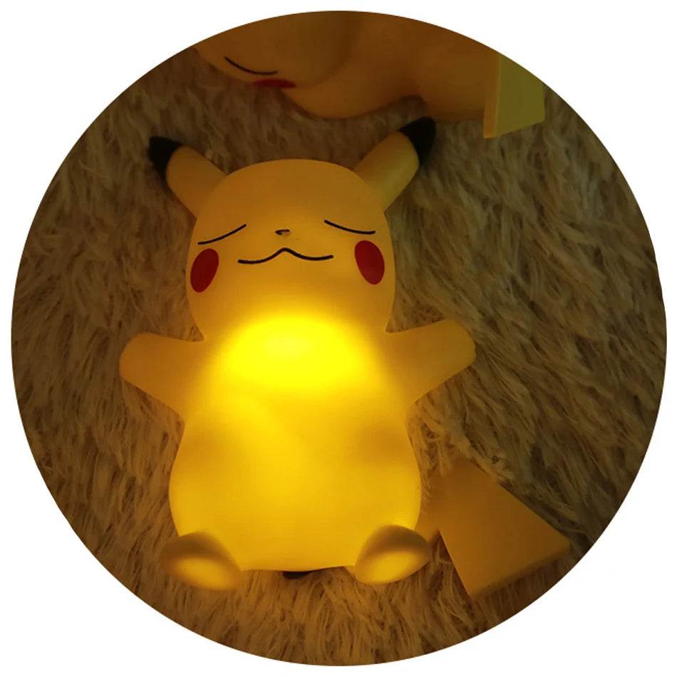 Luz nocturna de Pokemon Pikachu, luz suave de Anime, luz LED para dormitorio, mesita de noche, decoración de habitación, juguete para regalo de Navidad para niños