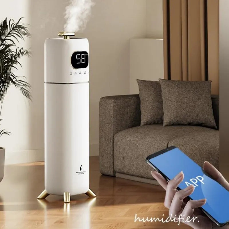 Humidificateur 8L pour la maison, pulvérisateur silencieux pour chambre à coucher, brouillard épais, femme enceinte, bébé, Type sol, télécommande, ménage