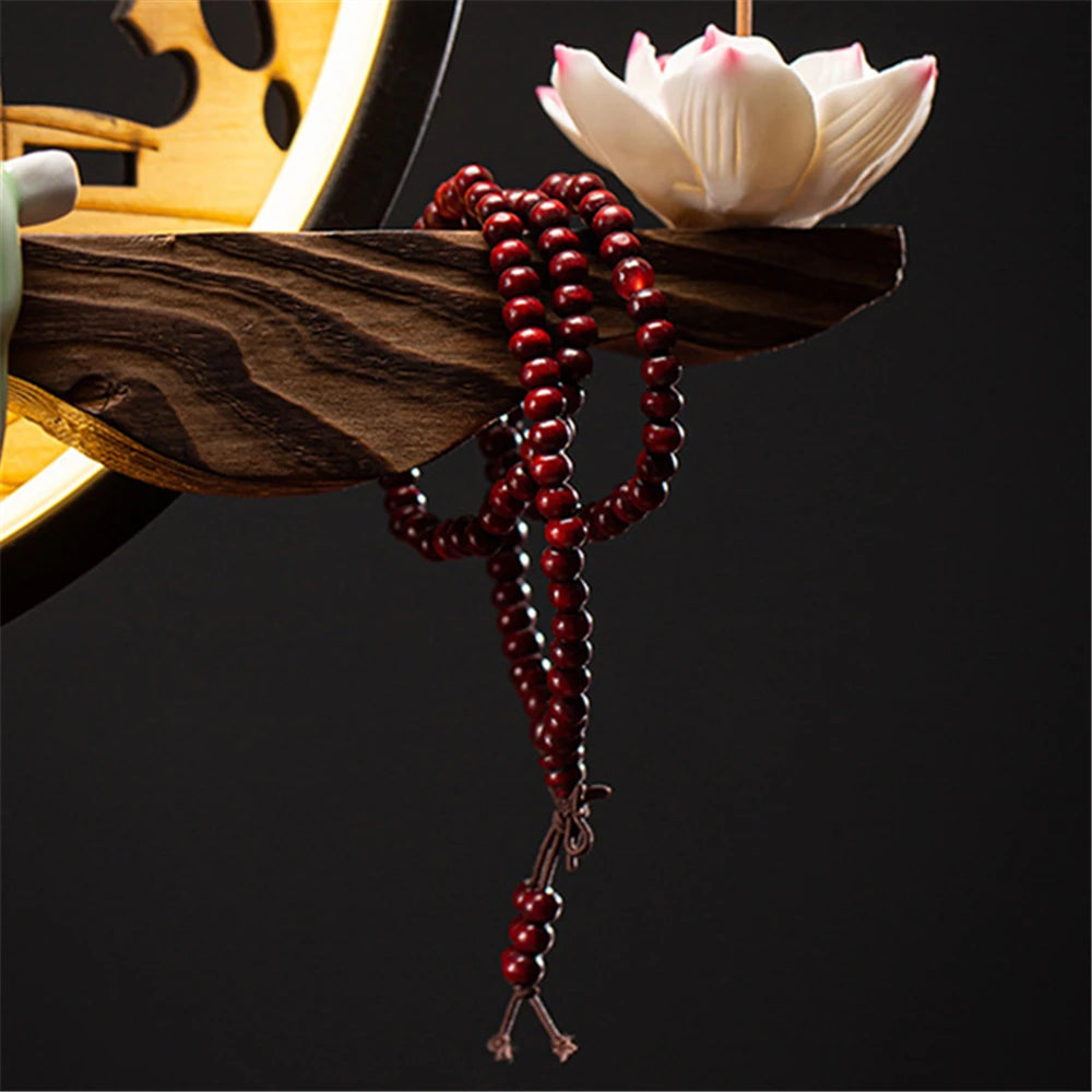 Led Light Backflow Incense Burner USB Light Circle Simulation Tree Ceramic Lotus Buddha Beads Home Office Decoration Furnishing