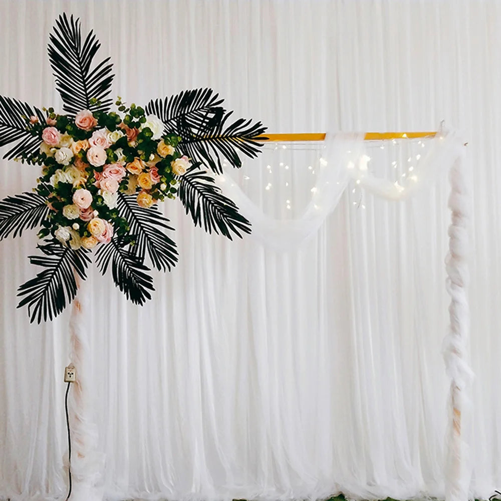 Cadre d'arc de fond de mariage de haute qualité, support de ballons de fleurs en fer, décoration de lieu d'arrière-plan, Application de fête, bel arc