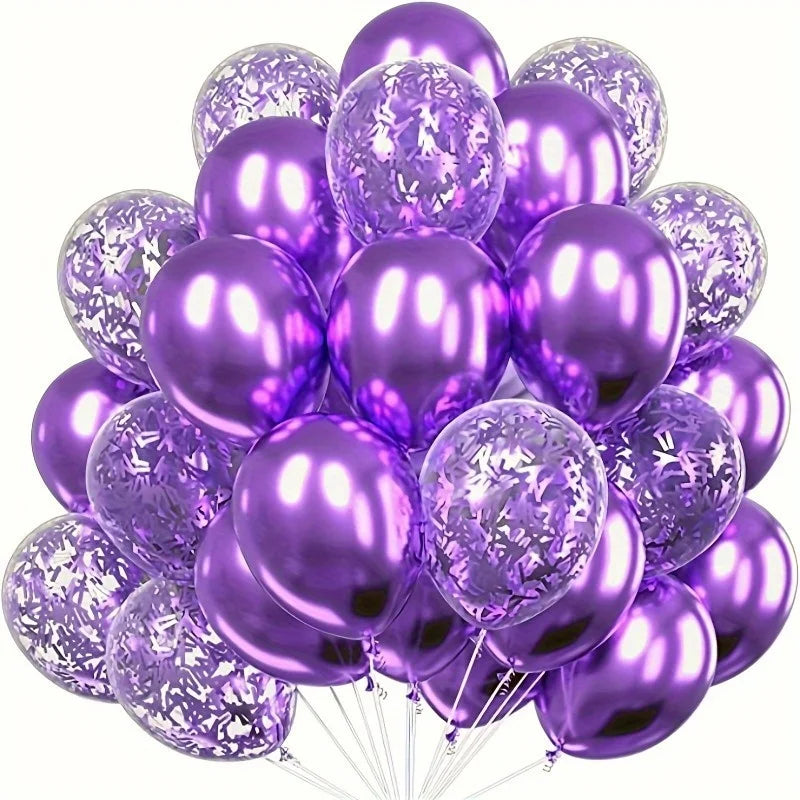 Ballons confettis en Latex, 30 pièces, décoration pour fête d'anniversaire, mariage, réception-cadeau pour bébé