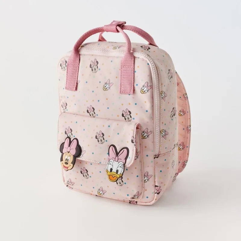 Disney – sac à dos dessin animé Minnie pour enfants, Mini sac d'école, joli sac à bandoulière pour garçons et filles, nouvelle collection 2024