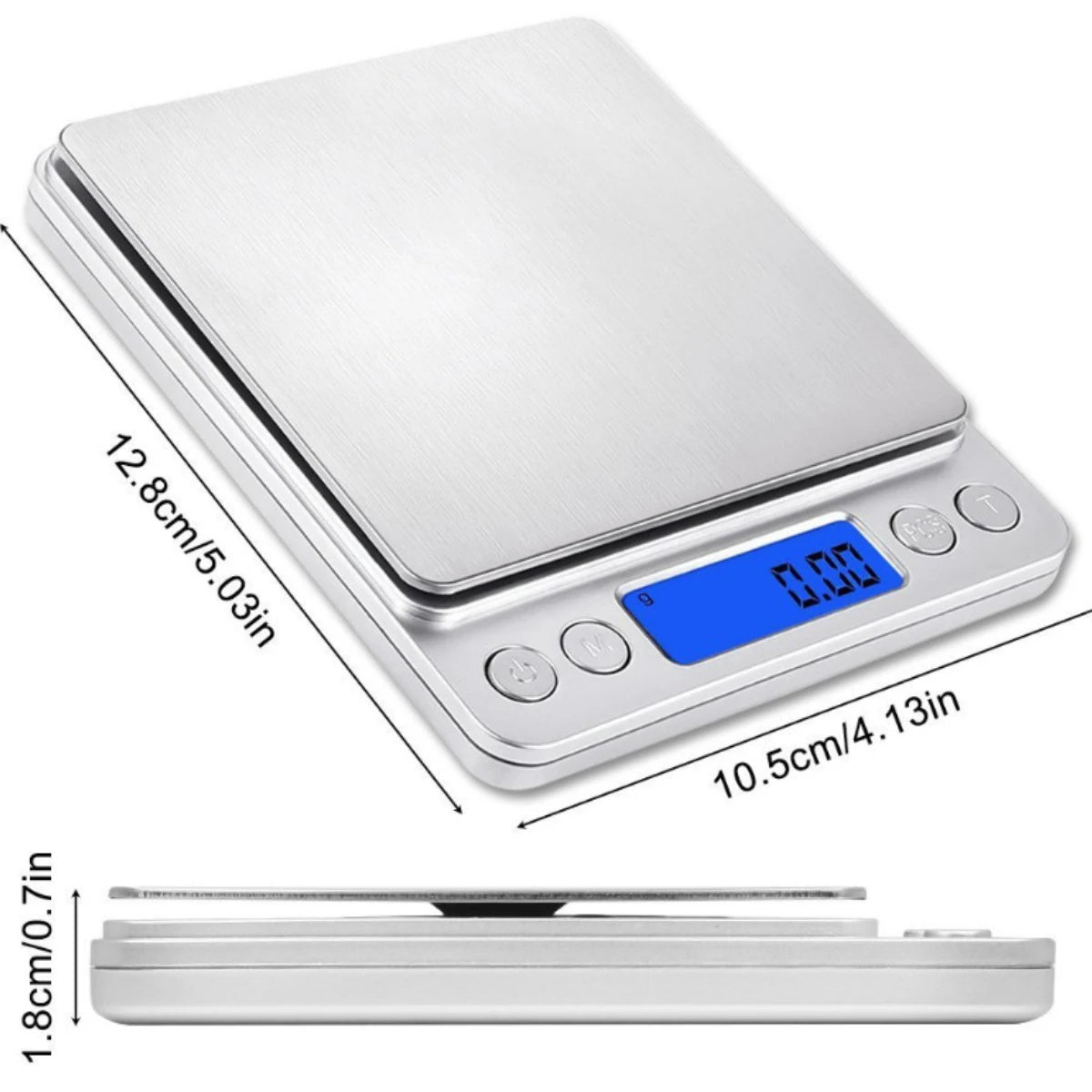 Báscula Digital de cocina de 3000g/0,1g, báscula pequeña para joyería, báscula para alimentos, peso Digital, báscula Digital de gramos y Oz con LCD/tara