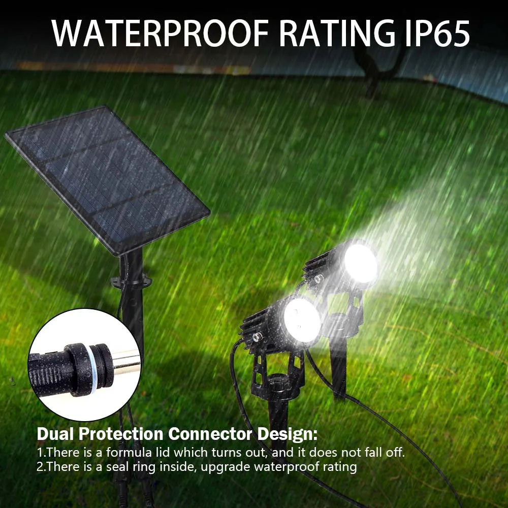 T-sunrise Solar LED Outdoor Light IP65 Waterproof Garden Decoration Lights RGB Warm/Cold White Landscape Yard Lighting Lamps