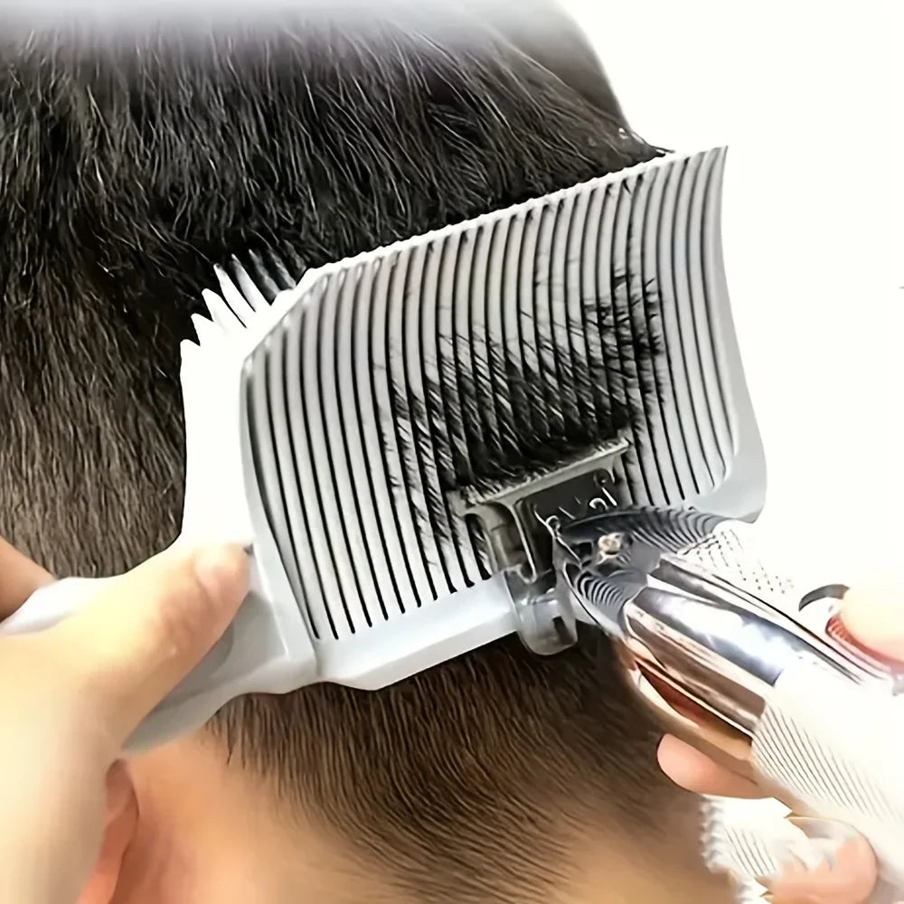 Peine que se decolora, maquinilla para peluquero profesional, peine de corte de pelo plano para mezclar, cepillo resistente al calor, herramienta de estilismo de salón