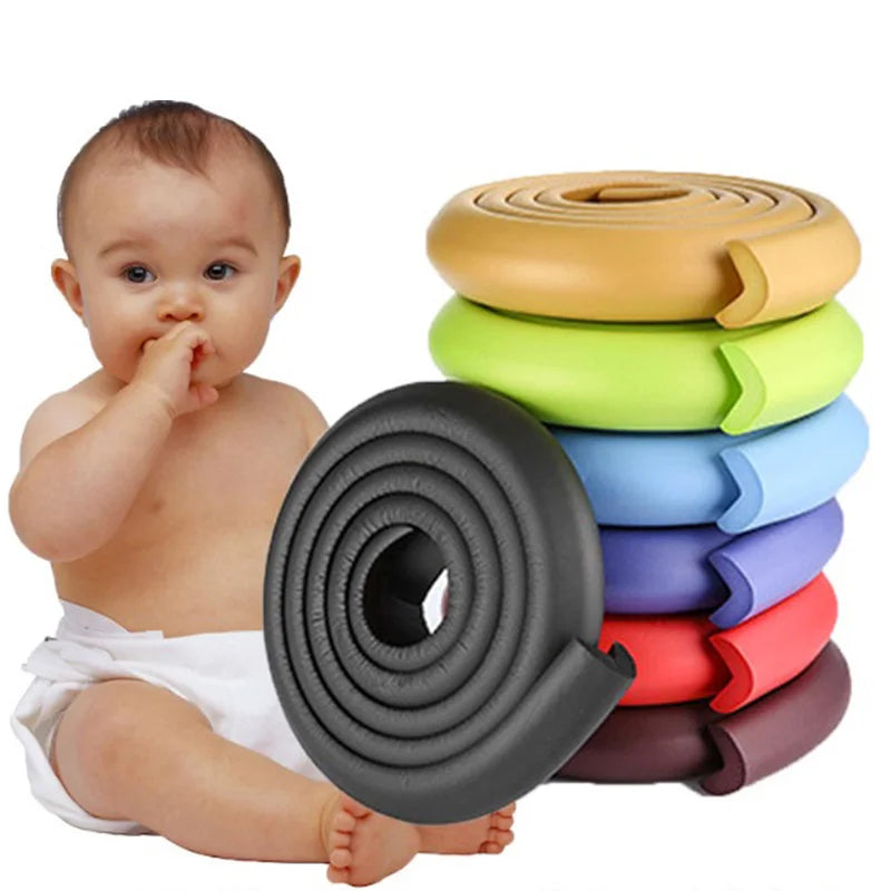 Protector de esquinas de seguridad para bebés, 2M, protección para niños, esquinas de muebles, protección de ángulo, cinta protectora para las esquinas de las mesas