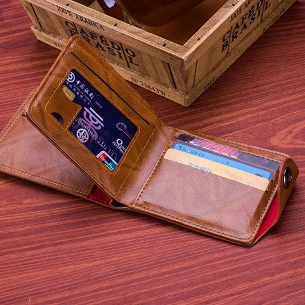 Men's Wallets With 100 US Dollar Pattern Wallet Male Leather Wallet Photo Card Holder Fashion Large Capacity Wallet Purse Bag