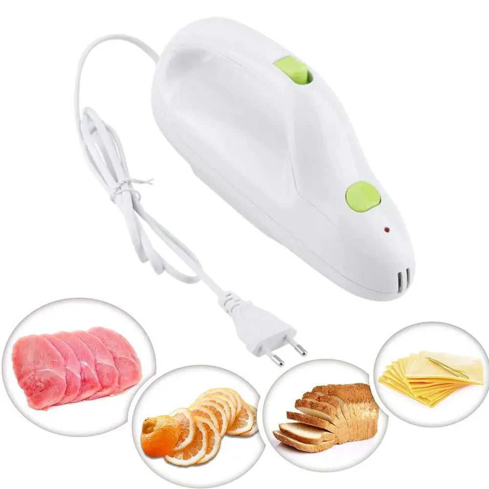 Electric Freeze Meat Knife Bread Pastry Meat Automatic Home Kitchen Cutting Tools Serrated EU Electric Long Knife Knife Ste