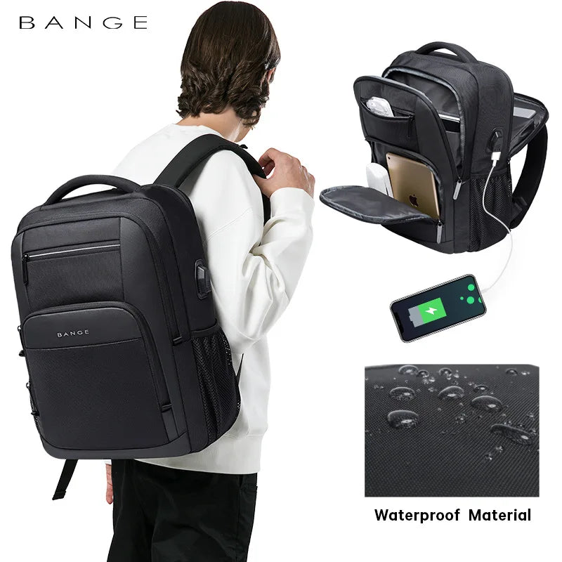 Bange-Bolso para ordenador portátil de diseñador para hombre, mochilas escolares para niños, mochila táctica de viaje para deportes de negocios y motocicleta para hombre