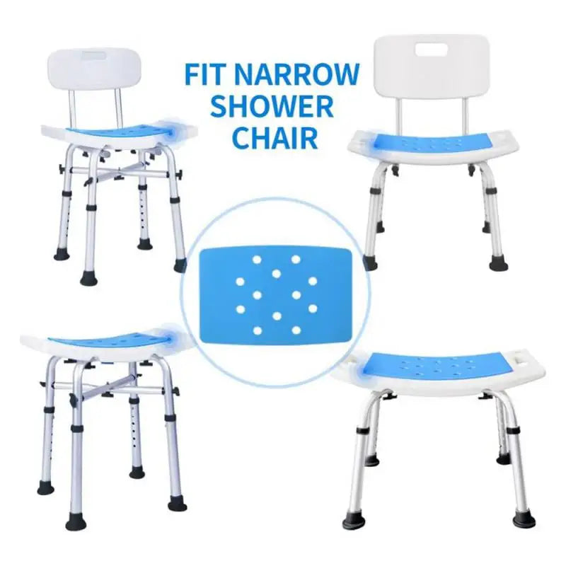 Bathroom And Shower Chair Elderly Bath Chair Cushion Furniture Stool Shower Bench Non-slip Bath Chair Cushion Anti-slip Blue