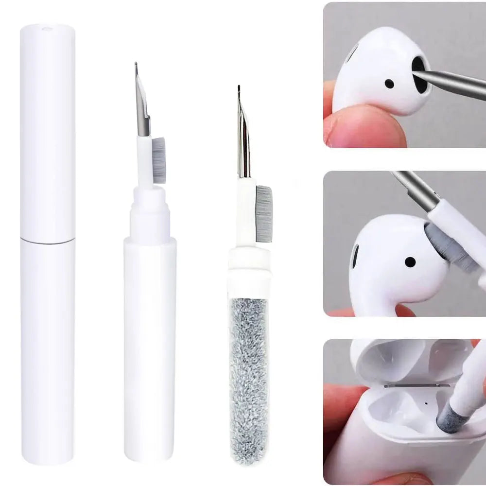 Kit de limpieza de auriculares Bluetooth para Airpods Pro 1 2 3, herramienta de limpieza de estuche para auriculares, bolígrafo, cepillo para Xiaomi, Huawei, Lenovo