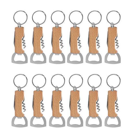 60Pcs Wooden Bottle Opener Home Supplies Beer Opener Kitchen Accesories Wine Opener Drink Gun Wedding Gifts For Guests